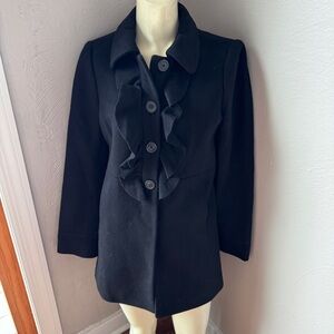 J. Crew wool dress coat size xs